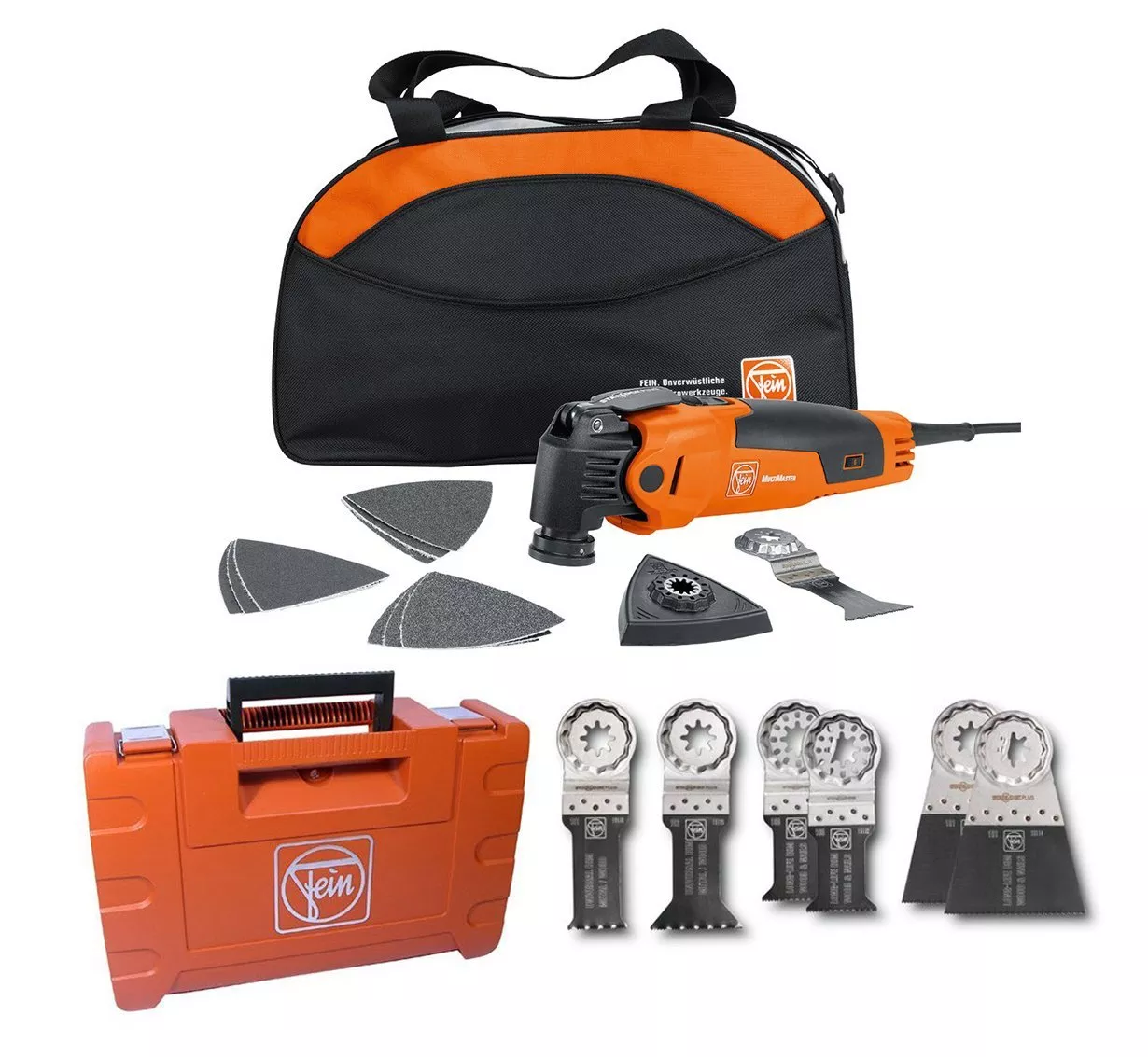 Fein FMM350QSL With 6 Piece Blade Kit & Hard Plastic Case