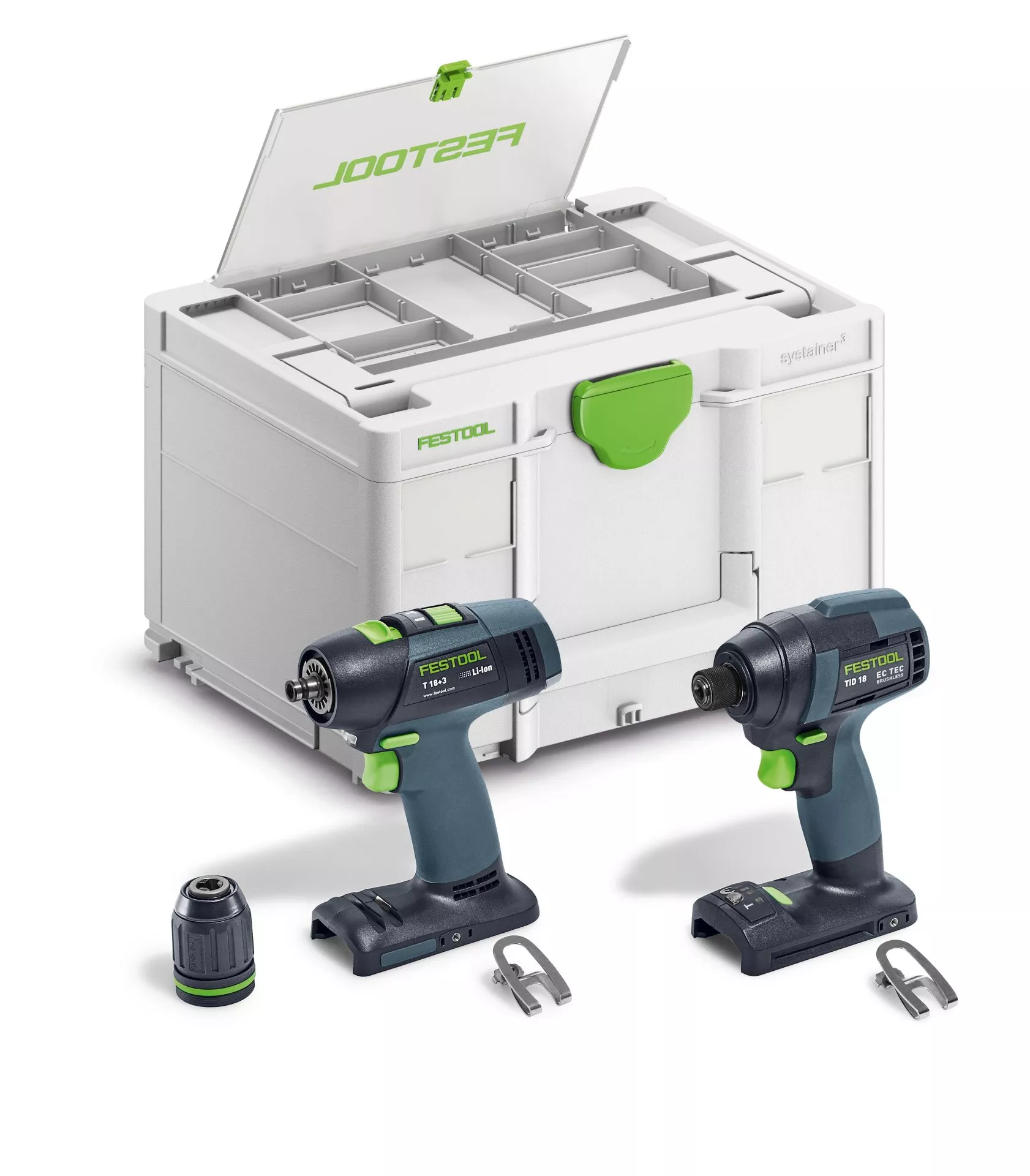 Festool TID 18 Impact Driver + T 18+3 (Combo Set) (Bare Tool)