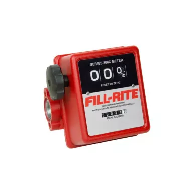 Fill-Rite 807C1 - 1" Mechanical Flow Meter (5-20 GPM)