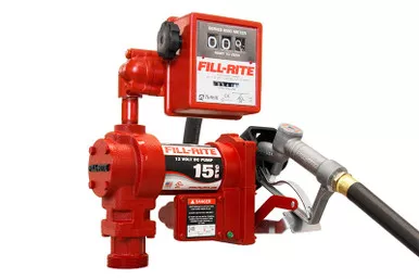Fill-Rite FR1211GL Fuel Transfer Pump with 807CL Meter (15 GPM)