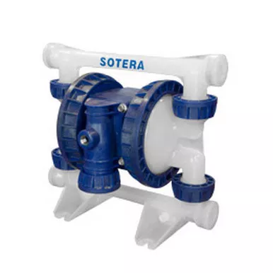 Fill-Rite SP100-05B-PP-TTP 1/2" Polypropylene, Teflon, BSPP Air Operated Diaphragm Pump