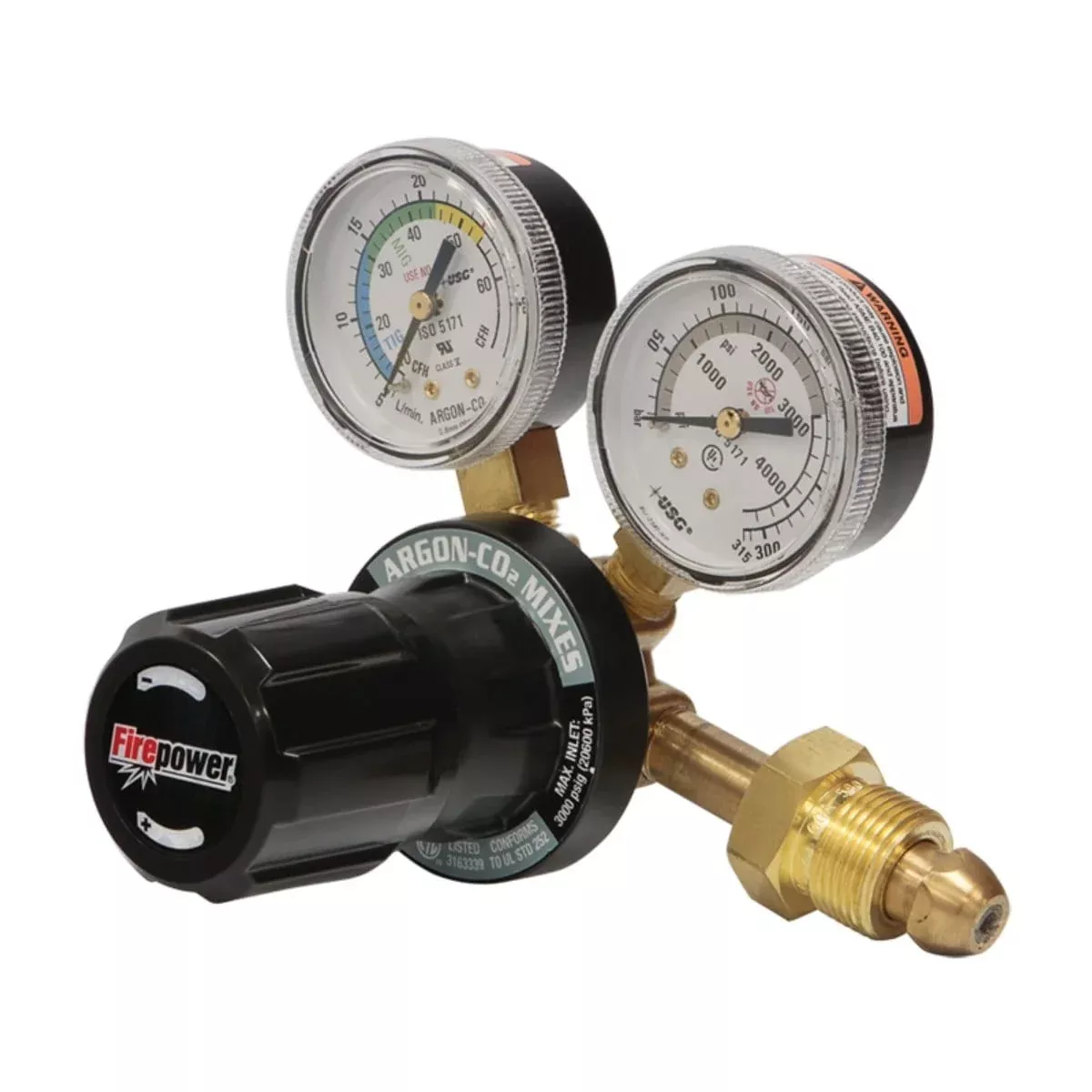 Firepower 0781-9832 Argon Flow Regulator 250-580C