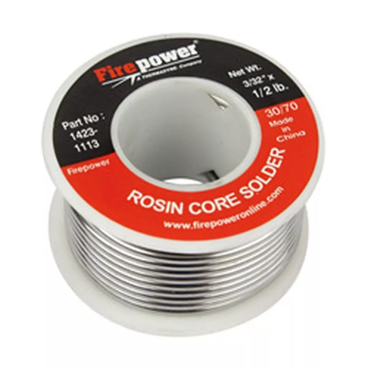 Firepower 1423-1113 Solder, Rosin Flux Core, 30/70