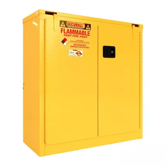 Flammable Liquid Storage Cabinet | 30 Gallon | Safe-T- Door | Self-Close | Self-Latch | Securall