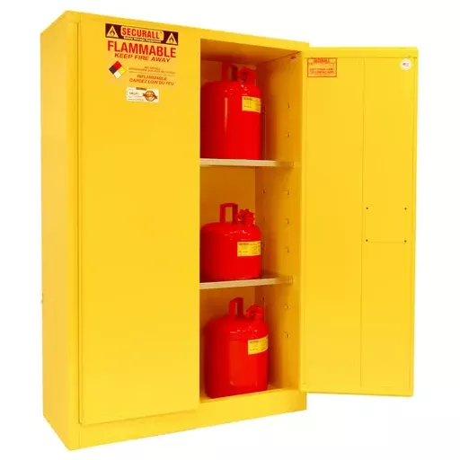 Flammable Liquid Storage Cabinet | 45 Gallon | 2 Door | Self-Latch | Securall