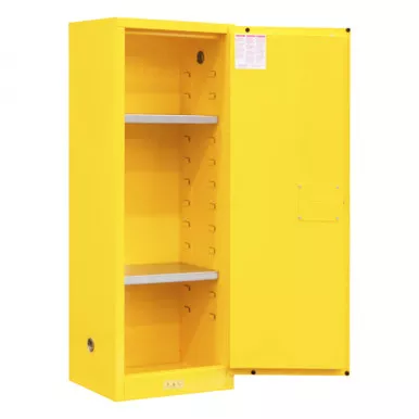 Flammable Storage - 22 Gallon - Manual Close - Yellow