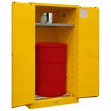 Flammable Storage - 55 Gallon - Manual Close - Yellow
