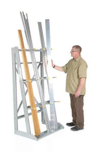 Floor Mounted Economical Material Rack