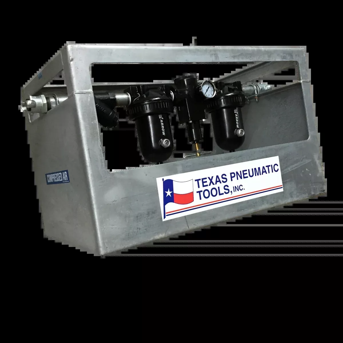 FRL System with Galvanized Cage | 1/2" | Texas Pneumatic Tools TX1/2MF-FRL