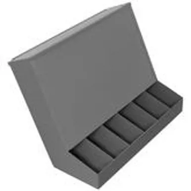 Gravity Feed Dispenser with 6 Compartments