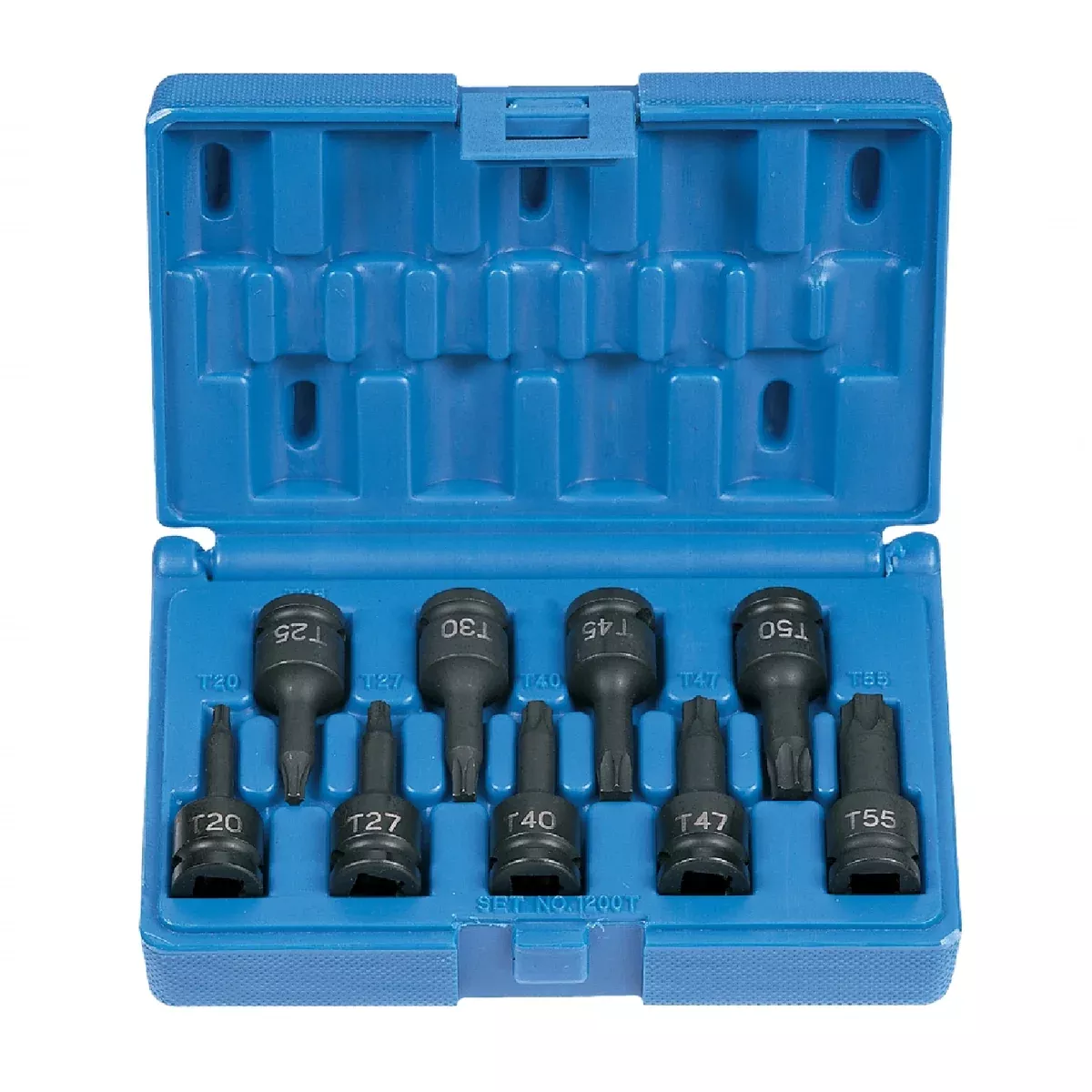 Grey Pneumatic 1200T 3/8″ Drive 9 Piece Internal Star Impact Driver Set