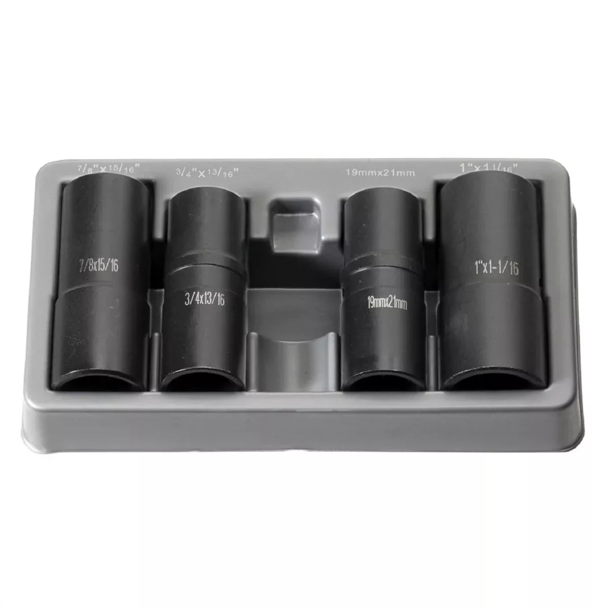 Grey Pneumatic 1504FW 1/2″ Drive 4 Piece “Flip” Socket Set
