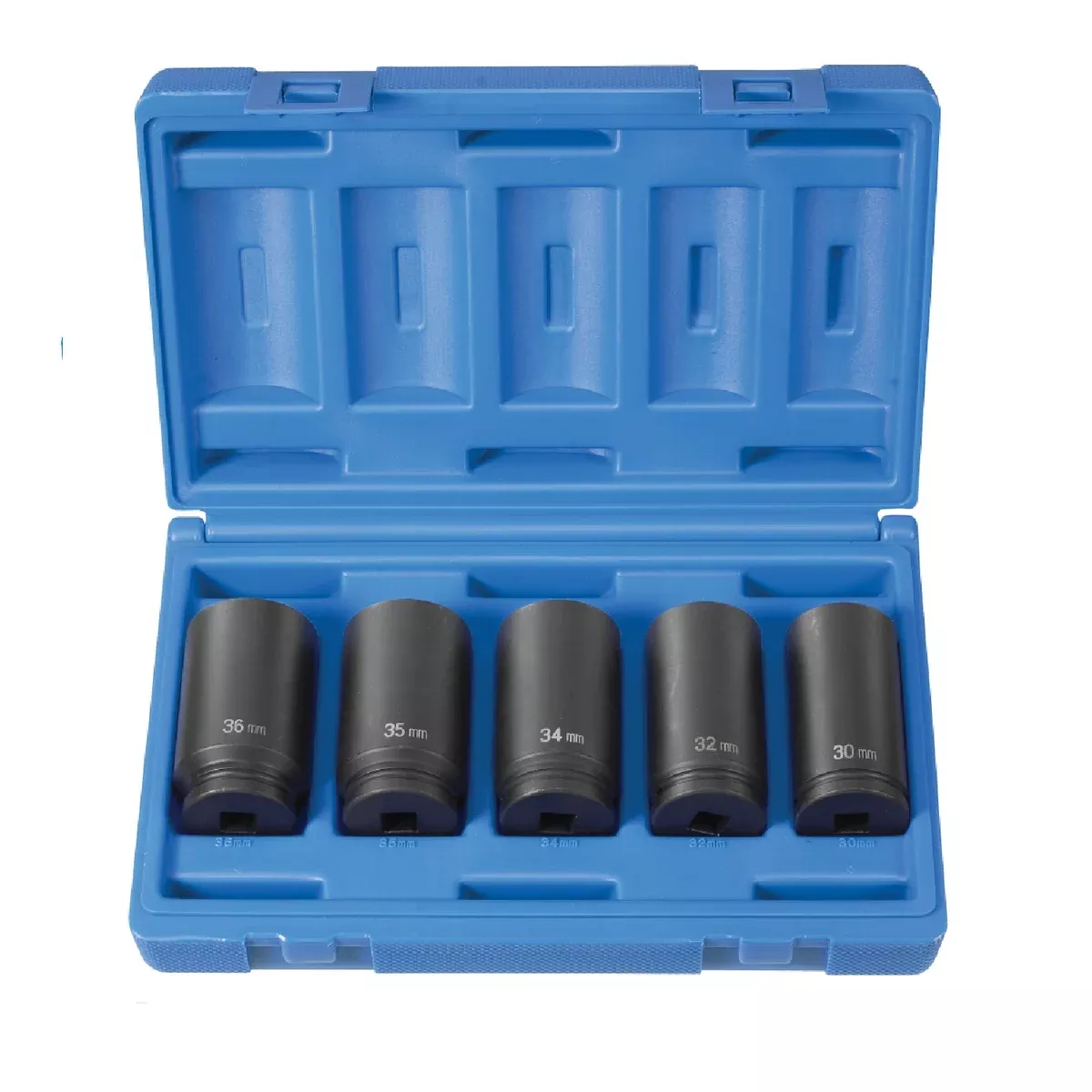 Grey Pneumatic 1705SN 1/2″ Drive 5 Piece Spindle Nut Set