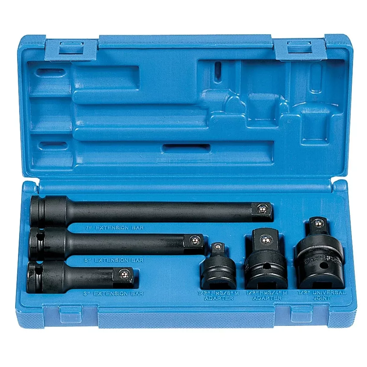 Grey Pneumatic 2200 1/2″ Drive 6 Piece Adapter Extension Set