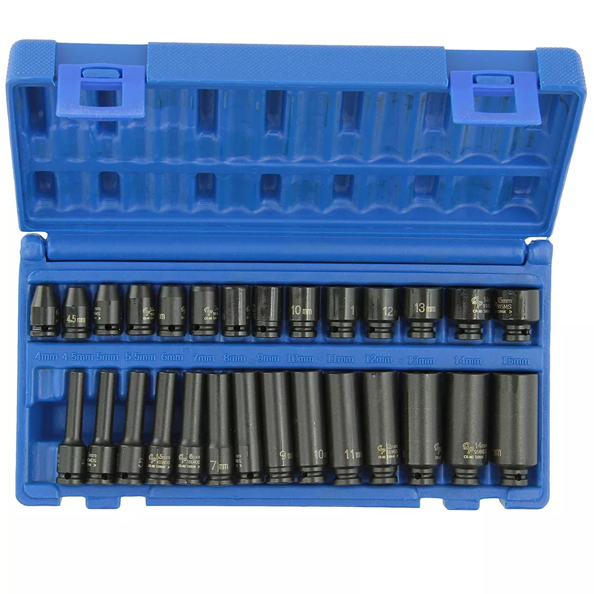 Grey Pneumatic 9728M 1/4″ Drive 28 Piece Impact Metric Master Socket Set