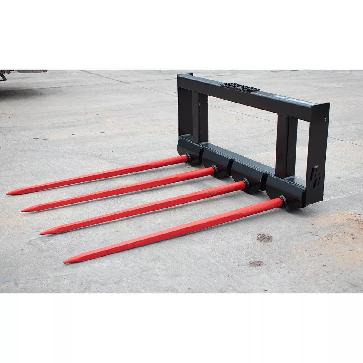 Hay Spear | 48'' | Quad Bottom | Blue Diamond Attachments