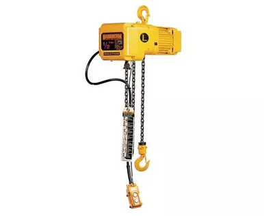 Heavy Duty Single Phase Hoist - 10' With Motorized Trolley