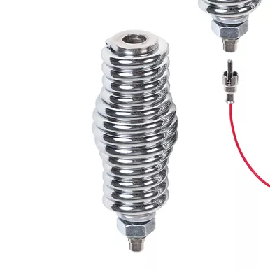 Heavy Duty Stainless Steel Barrel Spring Base for Powered Whips