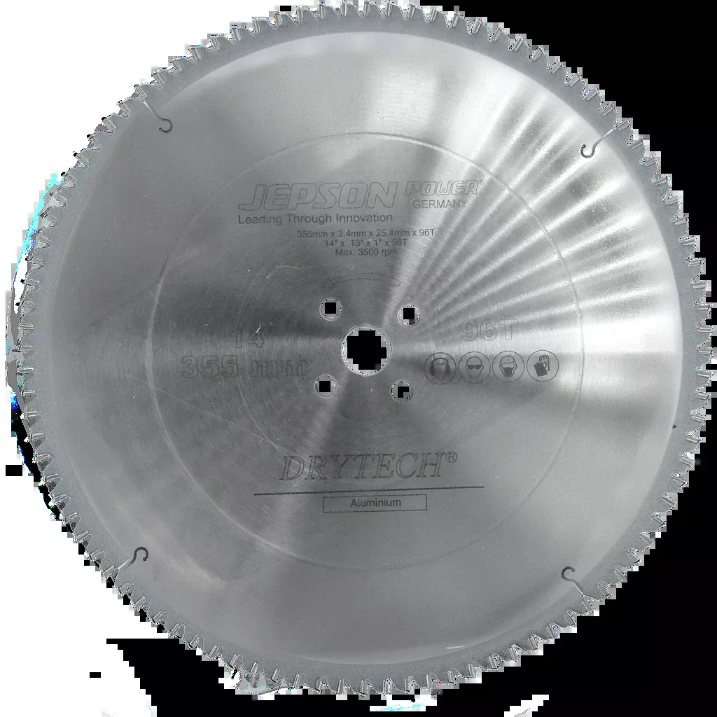 Jepson Drytech Carbide Tipped Circular Saw Blade 14″ (355mm) 96 Tooth for Aluminum