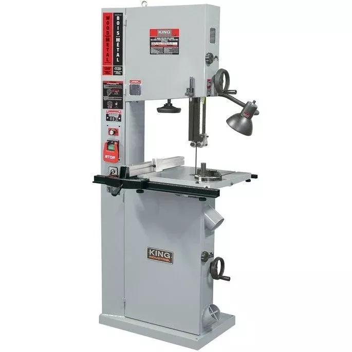 King - 17" VARIABLE SPEED WOOD/METAL CUTTING BANDSAW