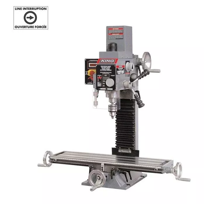 King KC-20VS-2 - Milling Drilling Machine with Digital Readouts