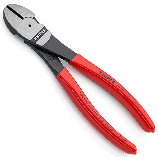 Knipex 74 01 180 7-1/4″ High Leverage Diagonal Cutters