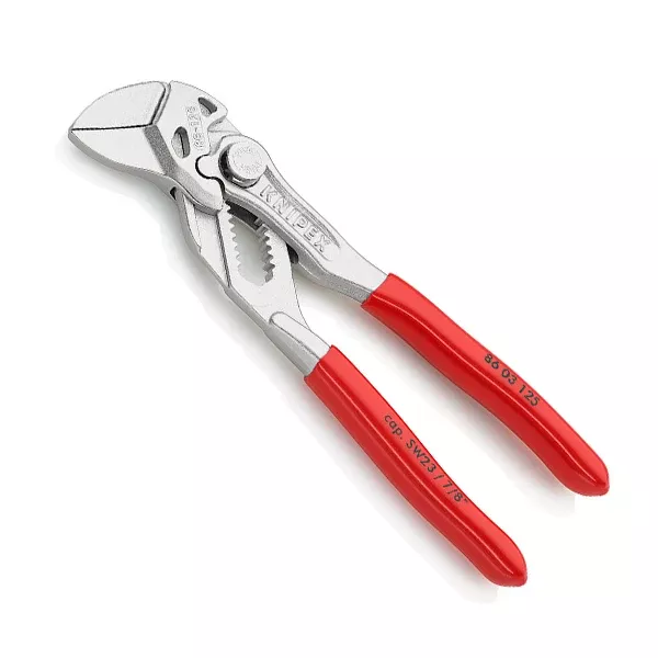 Knipex 86 03 125 5" Mini Pliers Wrench, Chrome