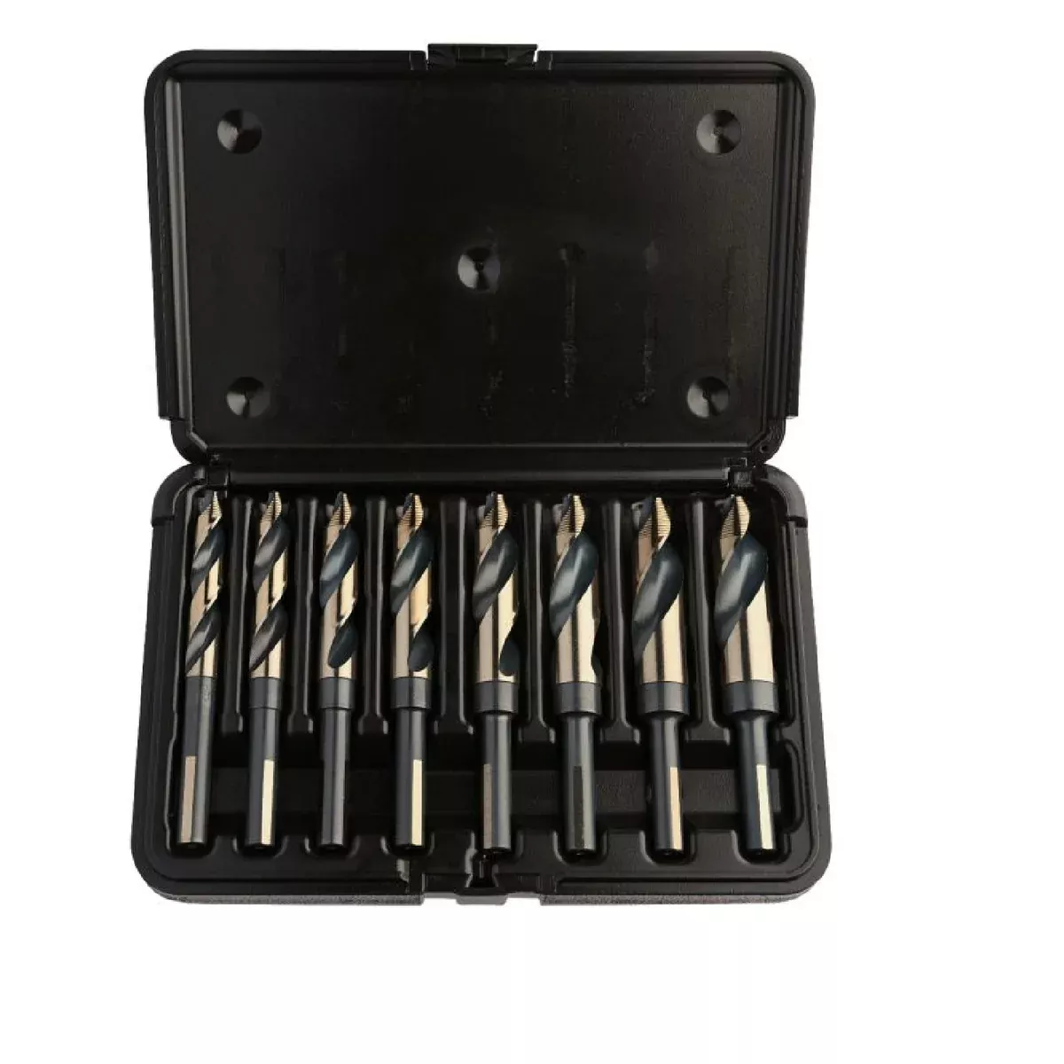 KnKut 8KK12SP 8-Piece Step Point 1/2" Reduced Shank Drill Bit Set