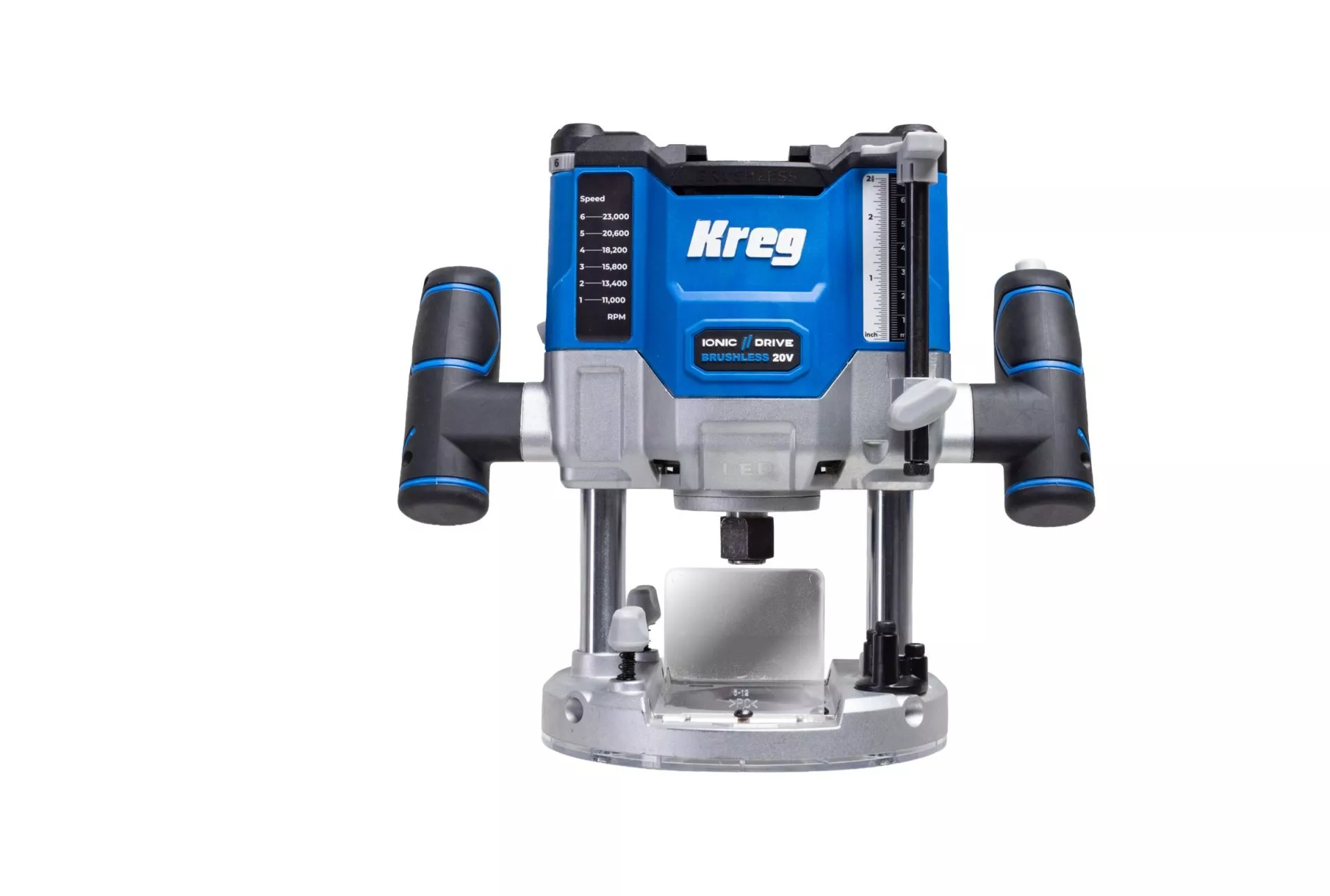 KREG 20V IONIC DRIVE™ 2-1/4 HP PLUNGE ROUTER