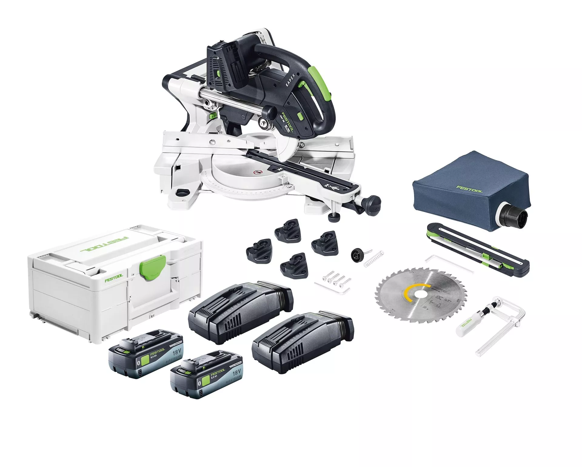 KSC 60 Cordless Compound Miter Saw + Energy Set Combo
