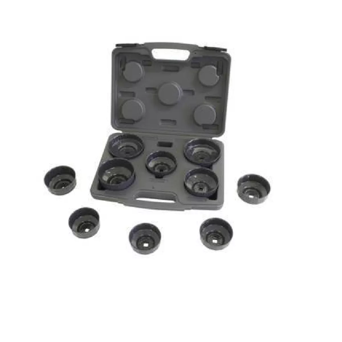 Lisle 61450 10-Piece Oil Filter Cap Wrench Set