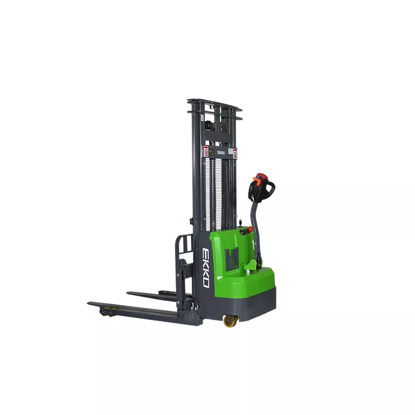 Lithium Straddle Stacker | 3000 lb. Cap.| 98″ Height | EKKO EB14C-98Li