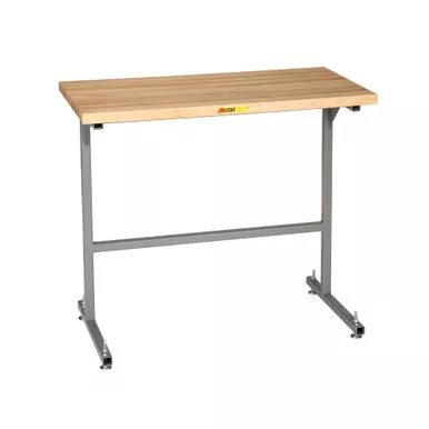 Little Giant Stand-Up Workstation with Butcher Block Top