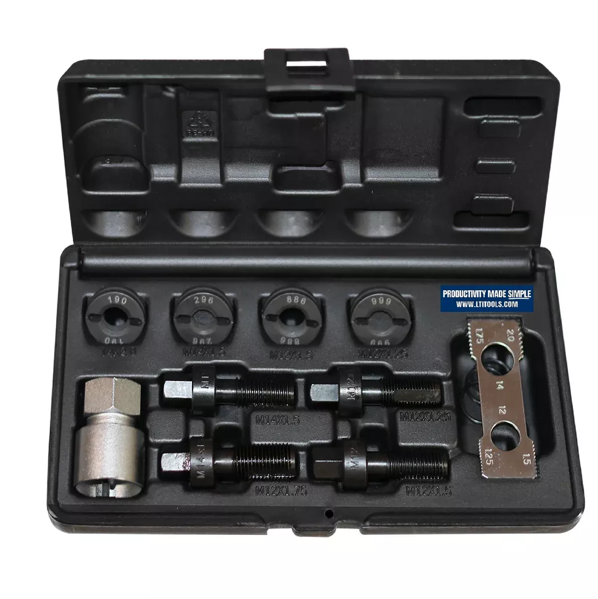 Lock Technology 992 10-Piece Wheel Stud Rethread Kit
