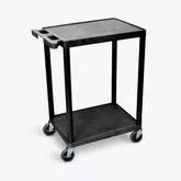 LUXOR Flat Shelf Cart - Two Shelves