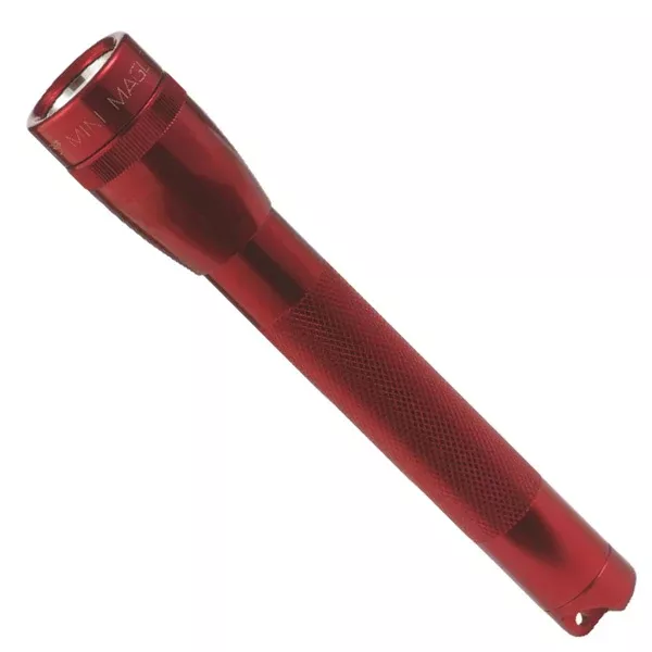 Mag M2A036 Mini Mag-Lite 14 Lumens Red 2-Cell AA Flashlight