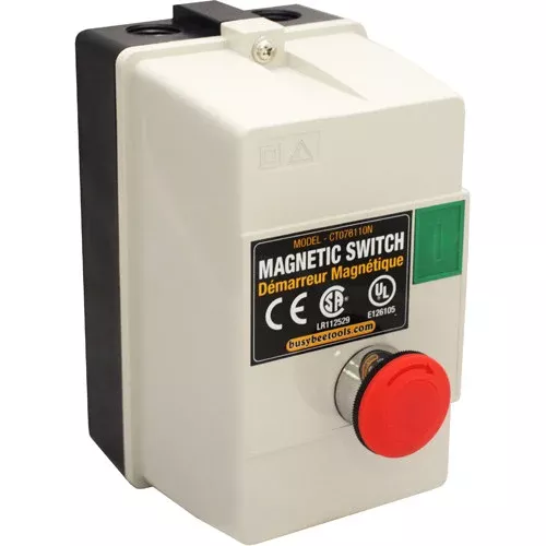 MAGNETIC SWITCH 110V MUSHROOM STYLE 1.5H