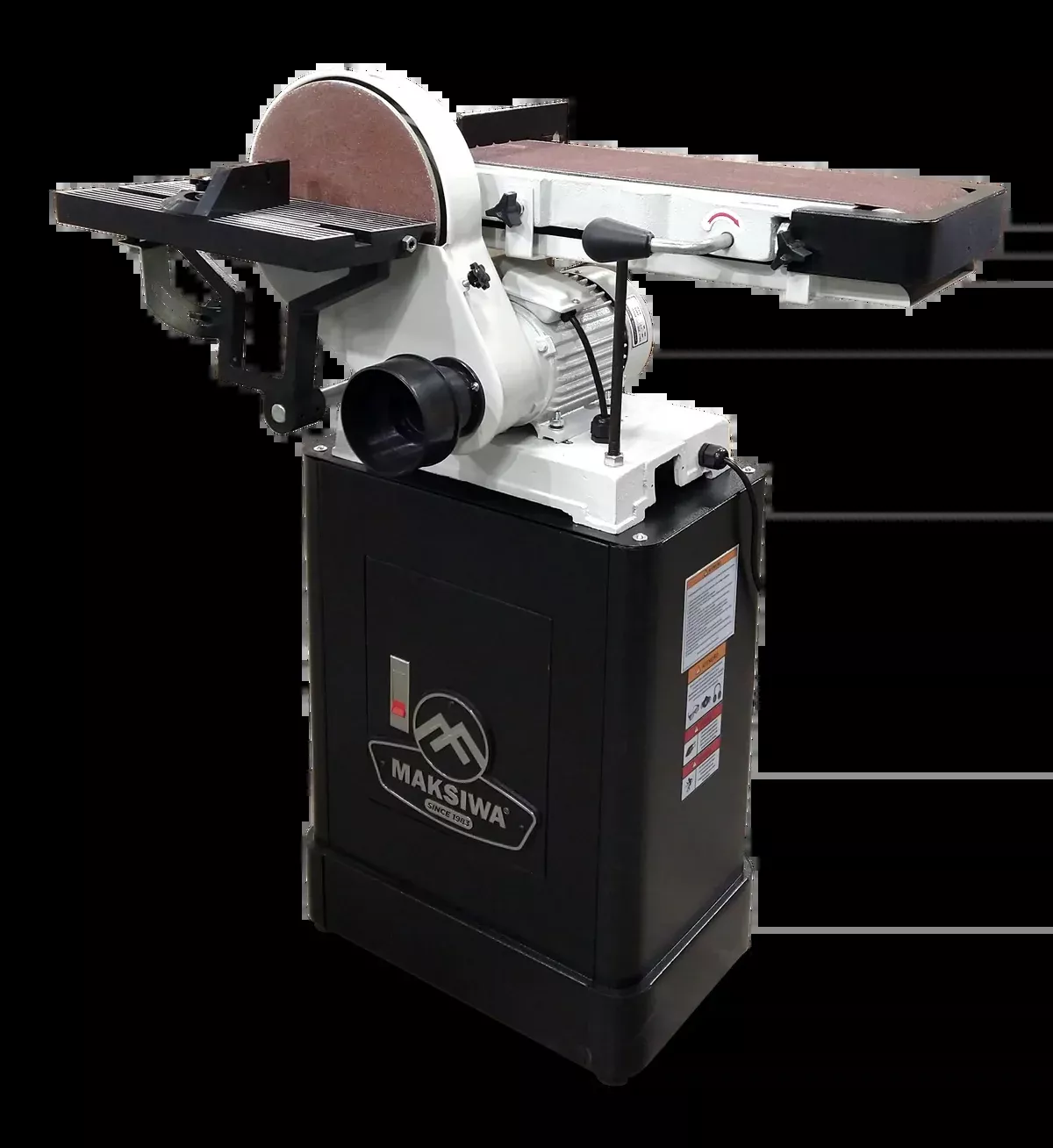 Maksiwa LDF Combination Belt and Disc Sander
