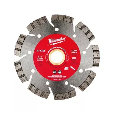 Milwaukee 49-93-7105 4-1/2 Diamond Segmented Blade