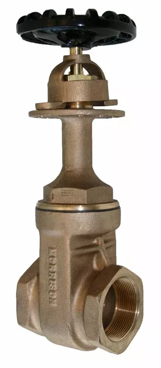 Morrison Bros. 235B Series Brass Rising Stem 200 WOG Gate Valves – Locking Type