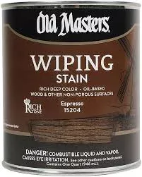 Old Masters- Wiping Stain Oil Based- ESPRESSO