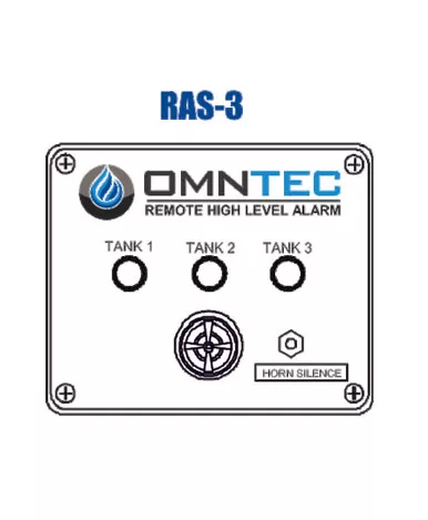 Omntec RAS-3 Three Tank High Level Remote Annunciator