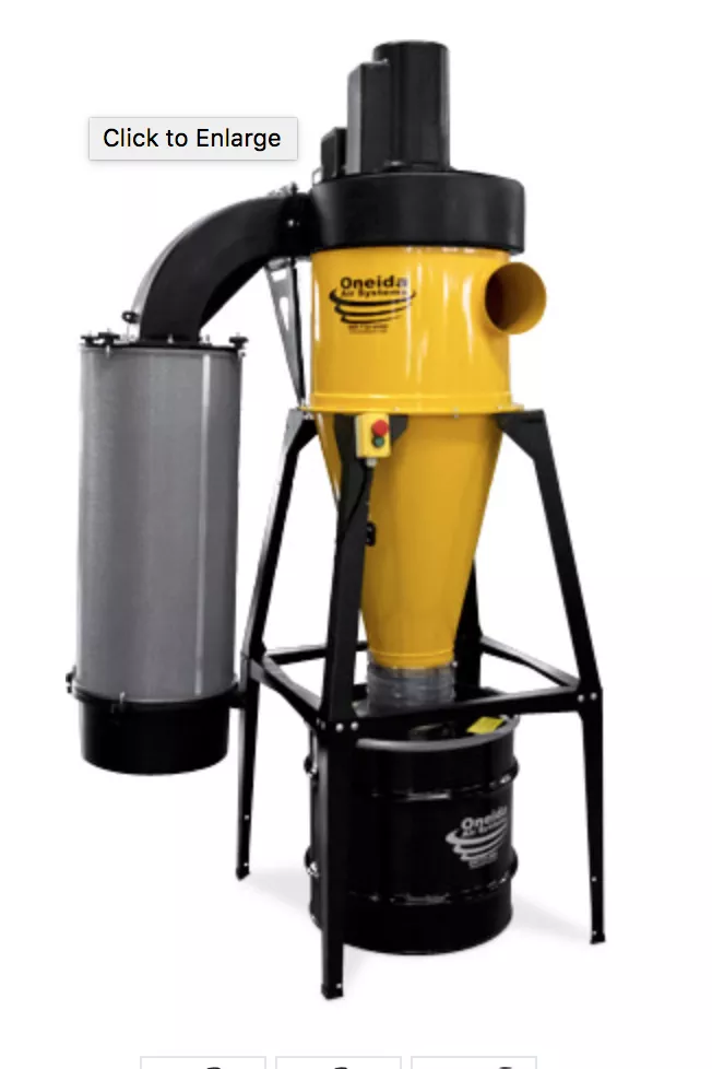 Oneida 3HP Dust Gorilla Pro 35 Gal. SMART Dust Collector XGK030035