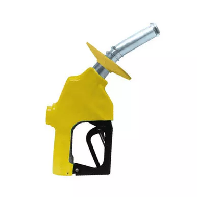 OPW 7H-0900 - 1" Yellow Automatic Shut-Off Nozzle w/ Spout Ring