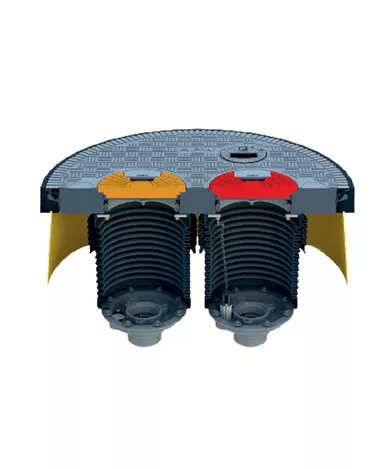 OPW FL100G-RETRO-OF378S-Y Multi-Port Cover Replacement Kit