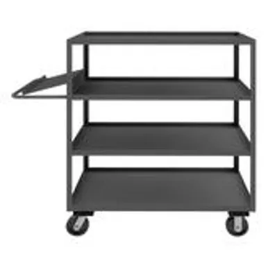Order Picking Cart - 4 Shelves with Lip