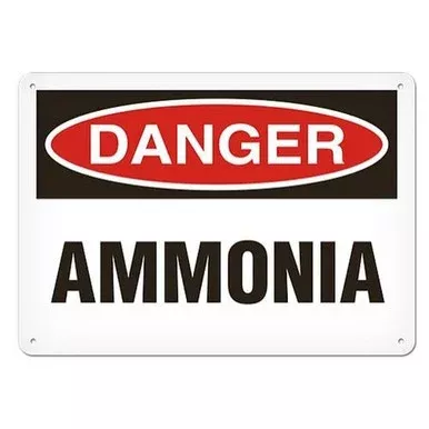 OSHA Safety Sign | Danger Ammonia | Incom Signs