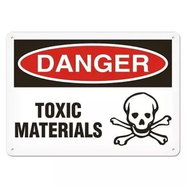 OSHA Safety Sign | Danger Toxic Materials | Incom Signs
