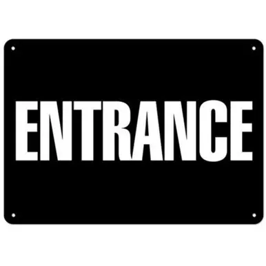 OSHA Safety Sign | Entrance | Incom Signs