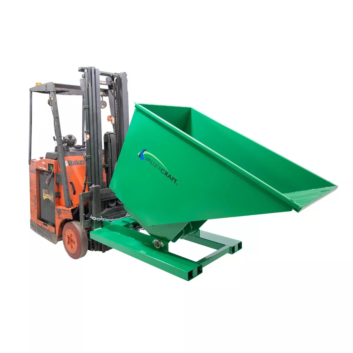 Powered Self-Dumping Hopper | 1 yd³ | 2000 lb. Capacity | Valley Craft